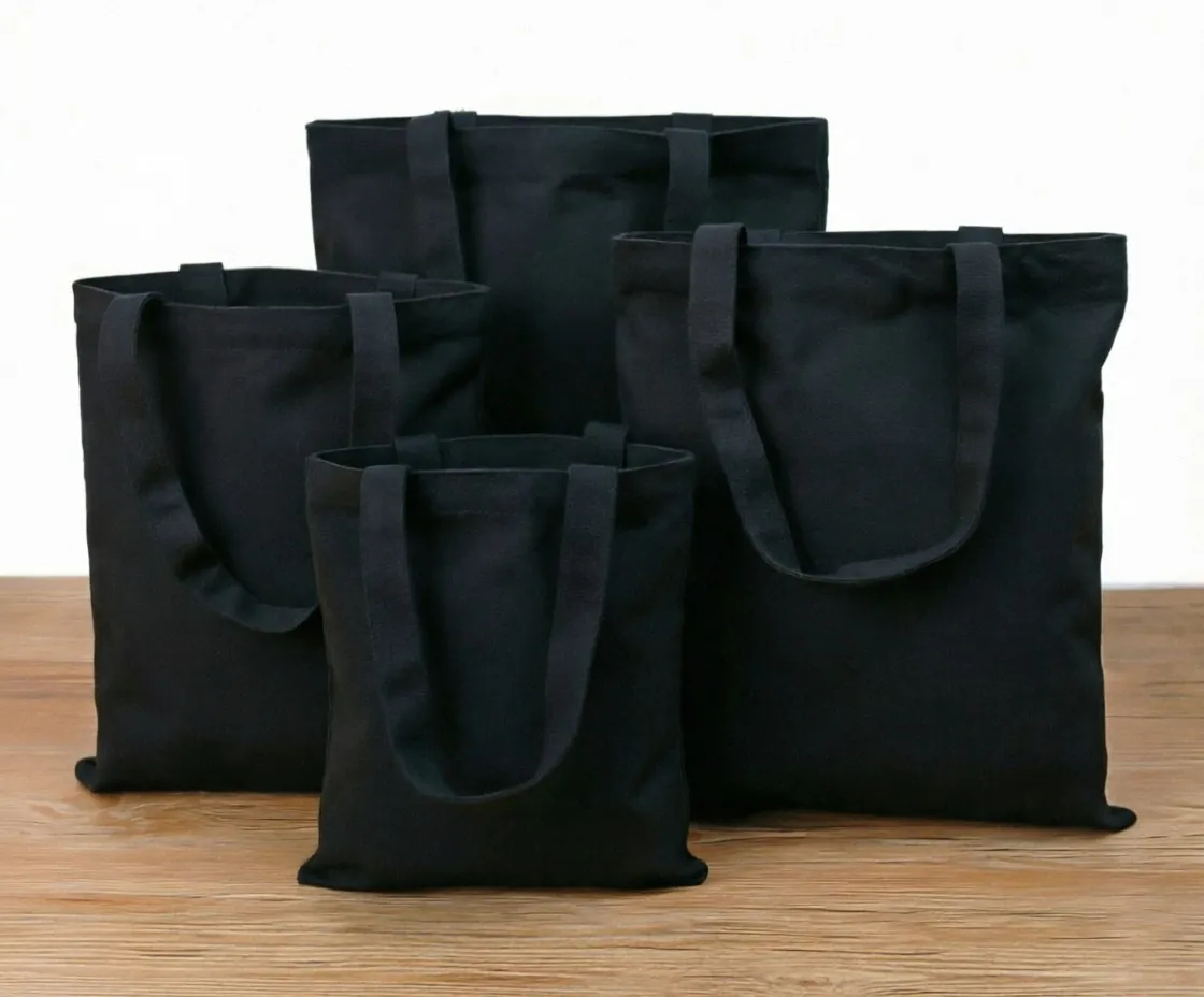 Tote Bag Factory|Custom Tote Bags With Logo|WTO-190504-BLACK-