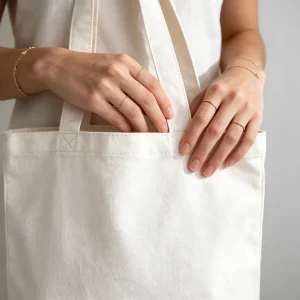 Premium custom cotton canvas tote bag model 908001 heavy duty sustainable fabric manufacturer