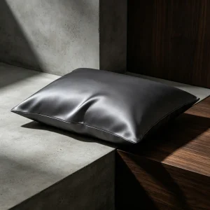 Wholesale matte silk pillowcase for men hair and beard, private label mens grooming supplier from China factory.