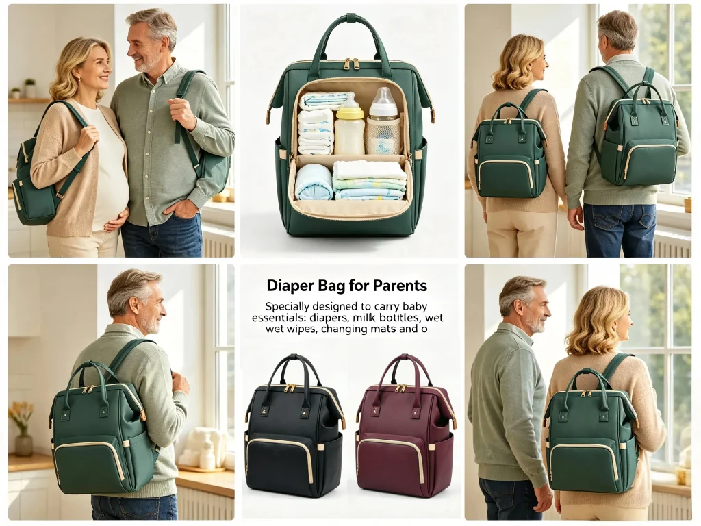Custom Premium Diaper Bags Manufactured by GzDreamway