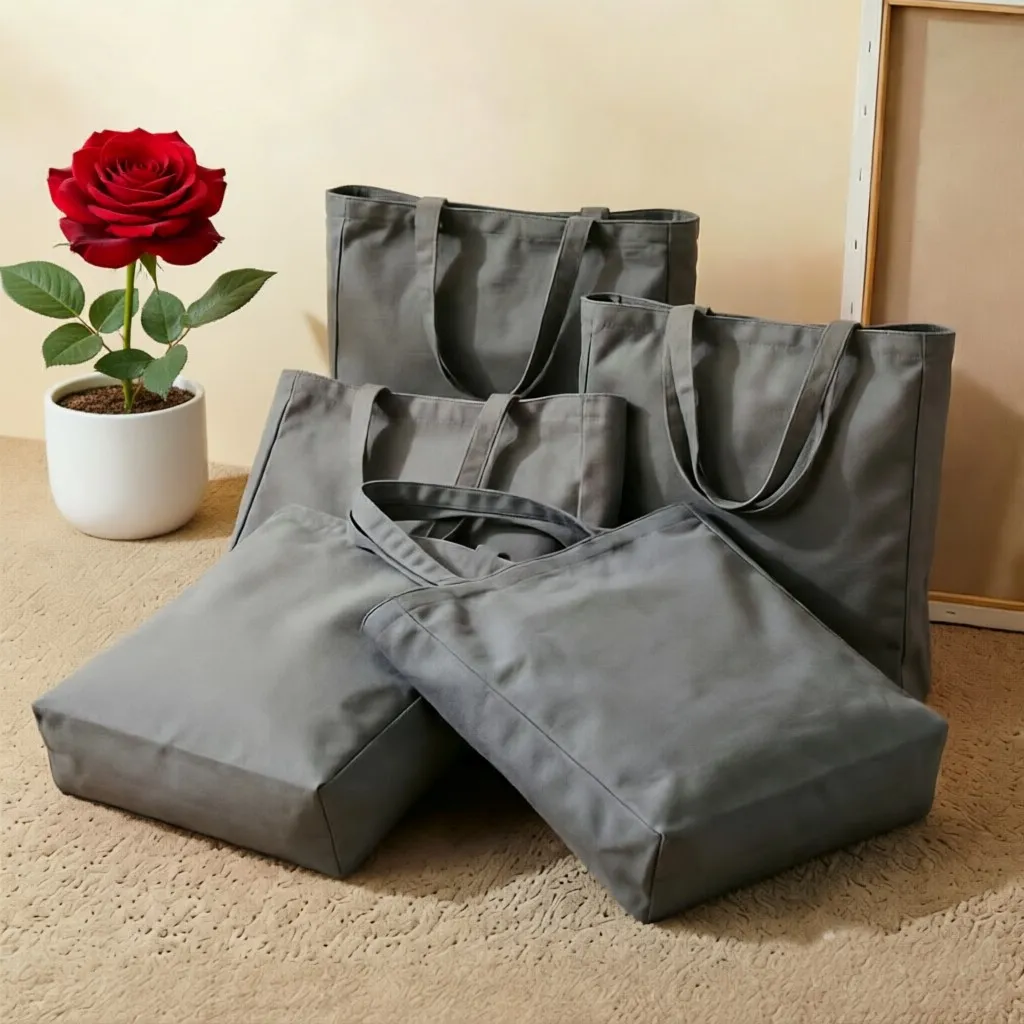 Tote Bag Factory|Custom Tote Bags With Logo|WTO-26612-GREY